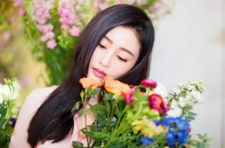 仙气十足的壁纸少女壁纸,带你领略唯美仙境之美